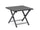 Tavolino da Salotto 44x43x36 cm in Alluminio Taylor Grigio Scuro