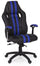 Spinnenblauer Gaming-Stuhl aus Kunstleder