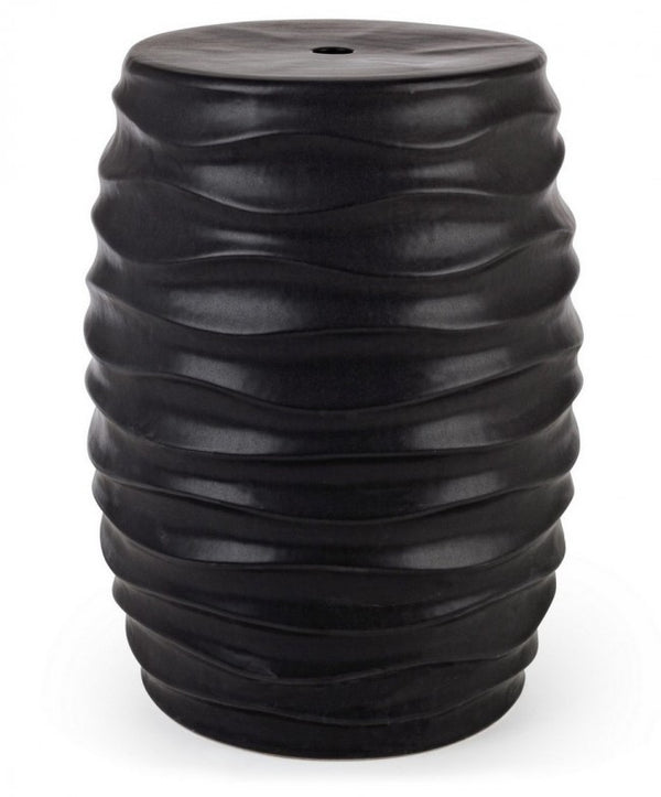 prezzo Sfinge Wave Black Hocker aus Keramik