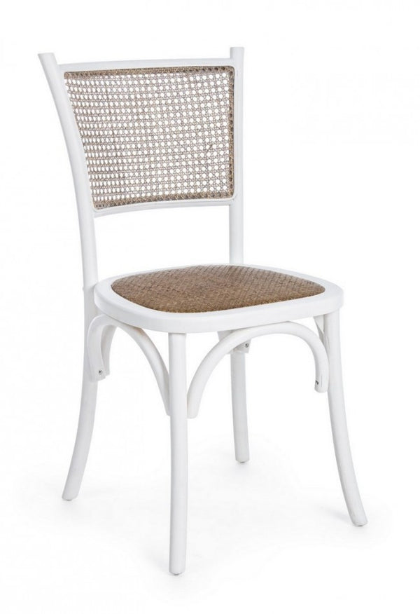 Weißer Carrel-Stuhl aus Holz prezzo