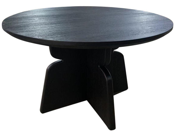 Tavolo da Soggiorno Ø120x77 cm in Legno Empire D120 Nero prezzo