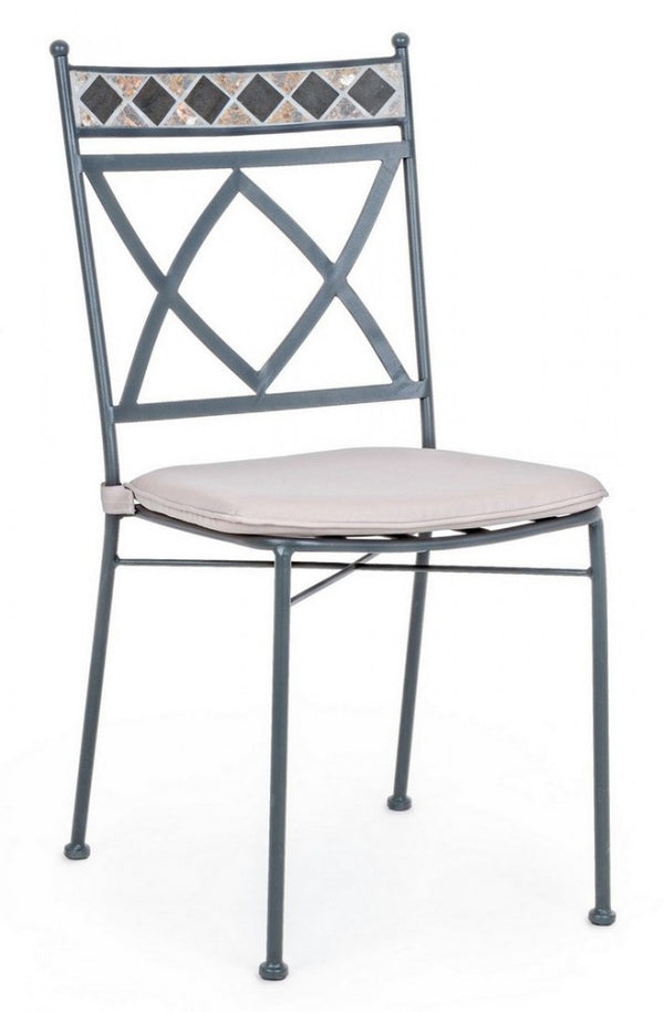 Berkley Chair mit Kissen aus Metall prezzo