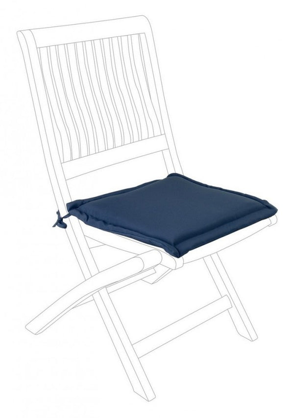 online Poly180 Blue Square Sitzkissen aus Stoff für den Außenbereich