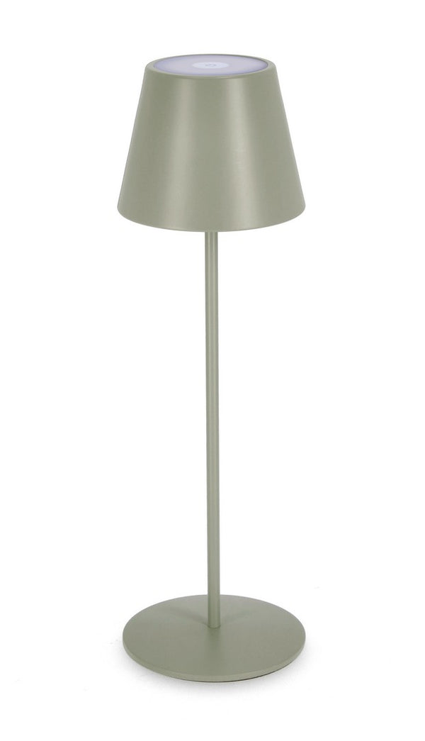 Lampada  da Tavolo Ø12x38 cm in Metallo Etna Verde Salvia sconto