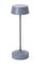 Lampada  da Tavolo Ø11x33 cm in Metallo Esprit Blu