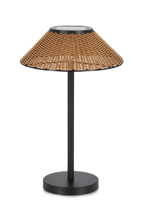 acquista Lampada  da Tavolo con Ricarica Solare Ø30x48 cm in Acciaio Kayan