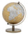 Orange Globe Ø20x28 cm Metall und Kunststoff Gold Rost und Silber