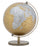 Orange Globe Ø25x34 cm Metall und Kunststoff Gold Rost und Silber