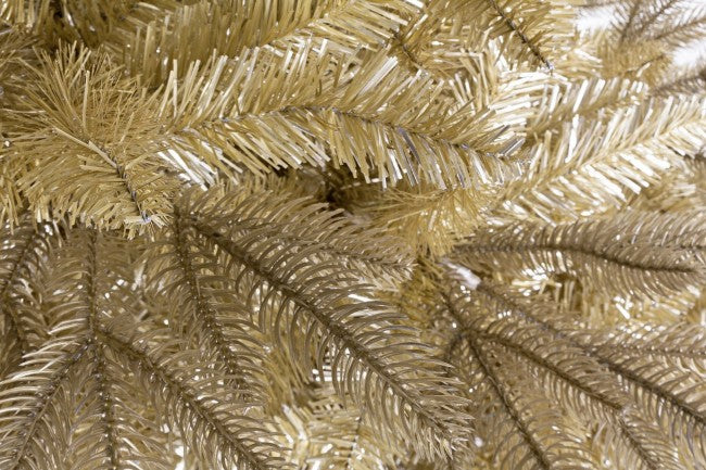 Albero di Natale Artificiale Oro Varie Misure-2