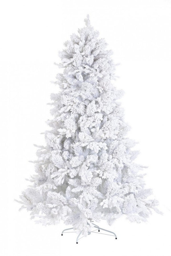 Weißer künstlicher Weihnachtsbaum in verschiedenen Größen prezzo