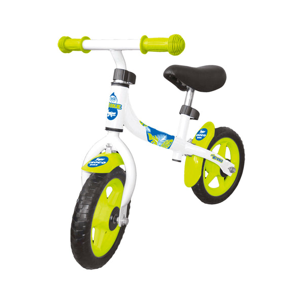 Bicicletta Pedagogica per Bambini con Kit Adesivi Bimbo o Bimba Go-Go Bianca prezzo