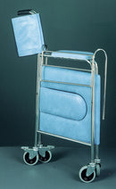 Sedia Sanitaria Pieghevole in Tubi di Acciaio Nasti Comoda Eco Azzurra-2