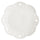 Perforierter runder Teller Ø25,5 aus Porzellan Kaleidos Charme Weiß