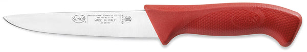 Ausbeinmesser 16 cm Klinge Rutschfester Griff aus Sanelli-Haut Rot prezzo