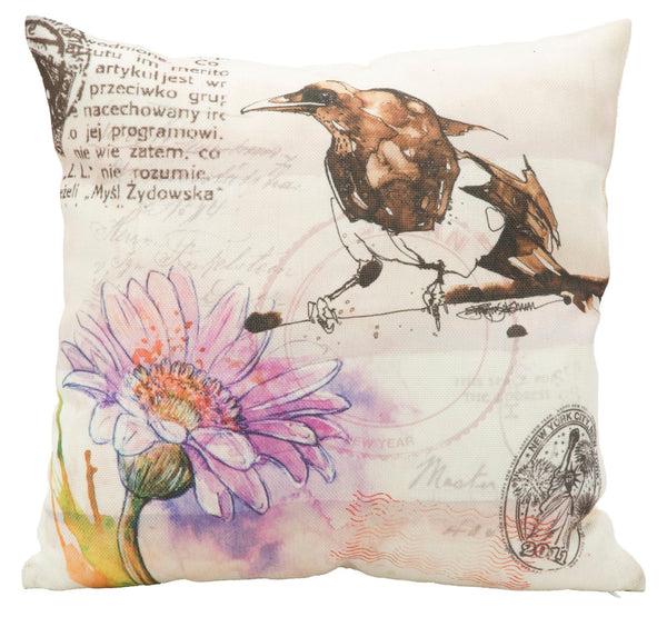 Kissenbezug Vogel 40x40 cm Stoff sconto