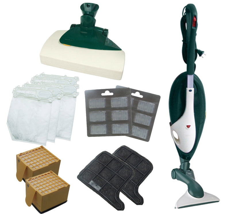 Kit Risparmio Folletto 135 con Ricambi Compatibili e Battitappeto Ricondizionato Garantito 3 Anni Come Nuovo-1