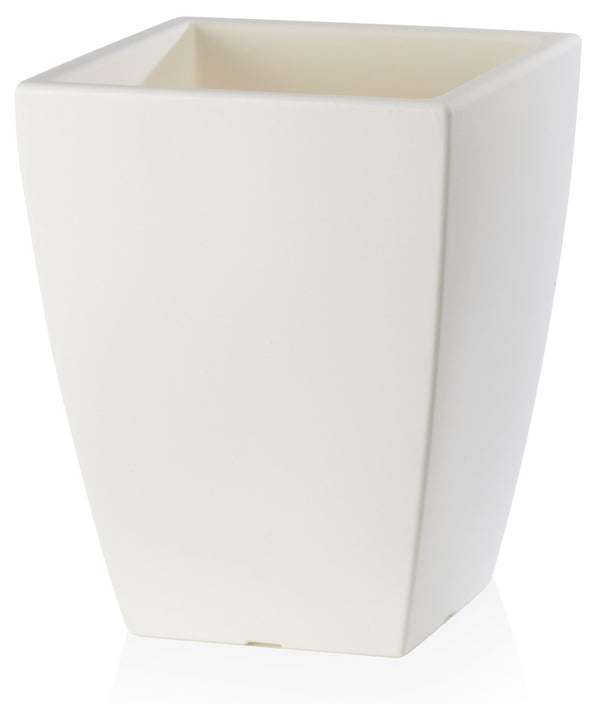 sconto Vase aus Harz Tulli Quadro Veneto Essential Weiß Verschiedene Größen
