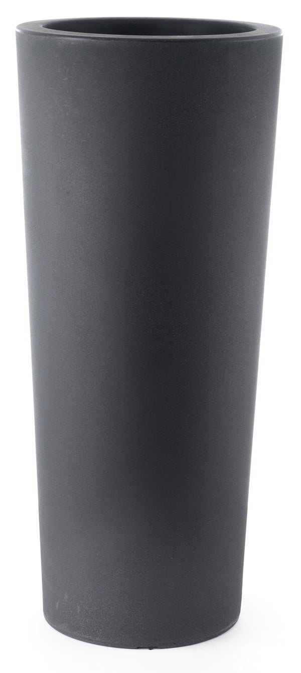 Vase Ø55x145 cm aus Polyethylen Schio Cono 145 Anthrazit online