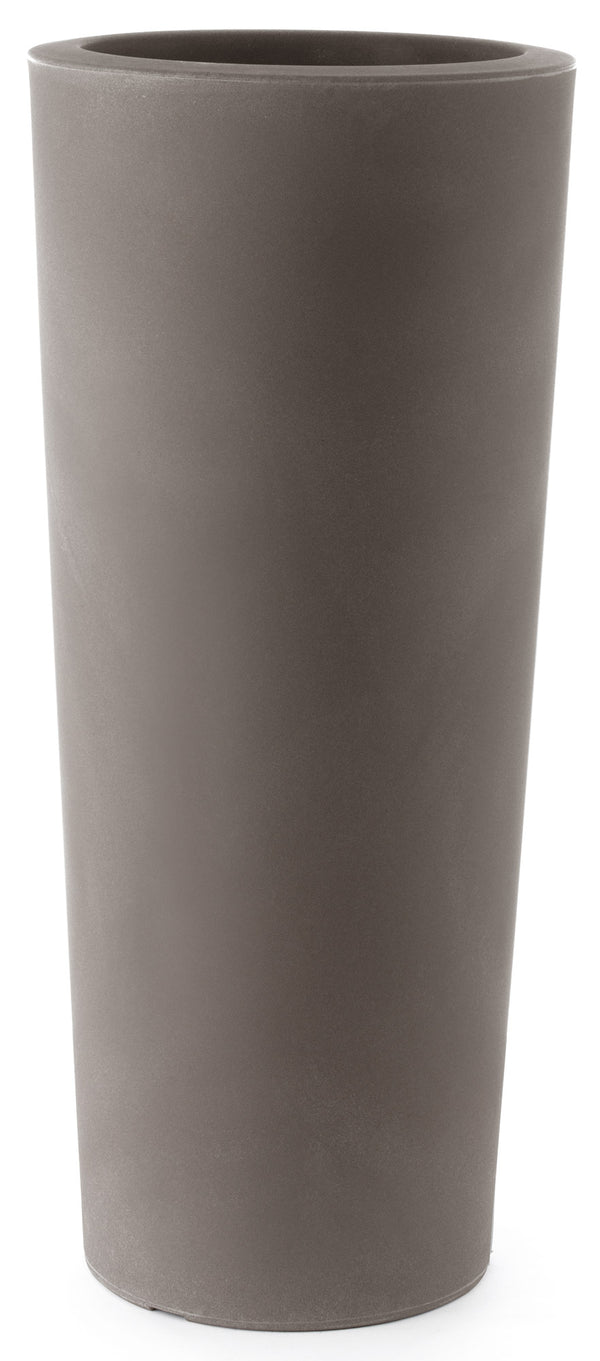 online Vase Ø55x145 cm aus Polyethylen Schio Cono 145 Cappuccino