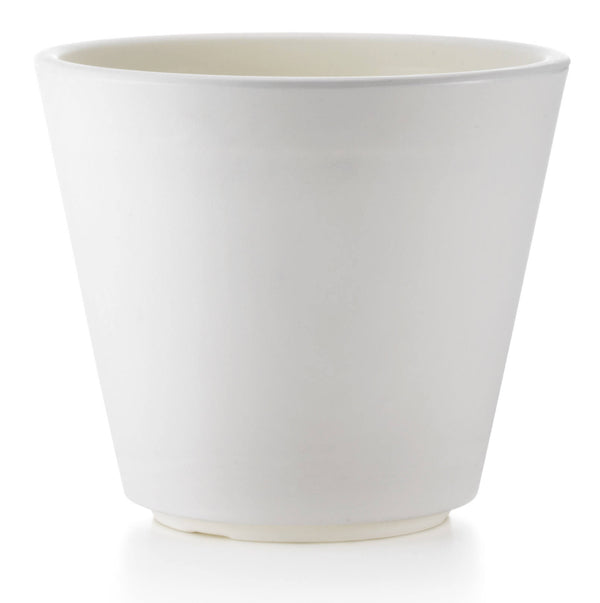Vase aus Harz Tulli Ribeira Essential Weiß Verschiedene Größen sconto