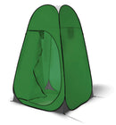 Tenda Cabina da Campeggio 115x115x190 cm in Poliestere Verde-1
