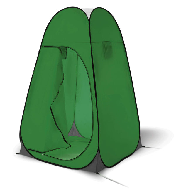 Camping-Kabinenzelt 115 x 115 x 190 cm aus grünem Polyester prezzo