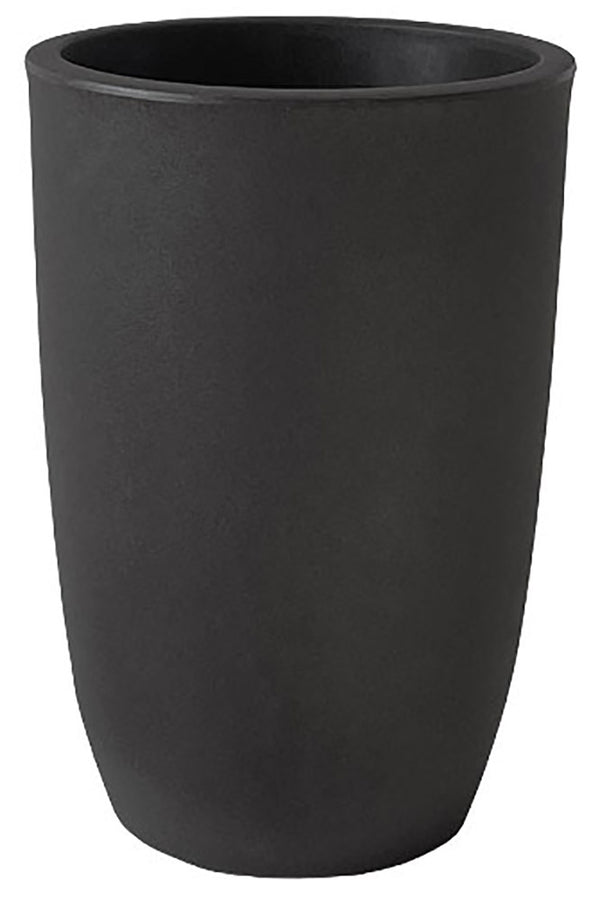 prezzo Vase aus Polyethylen Meti 30 Anthrazit Verschiedene Größen