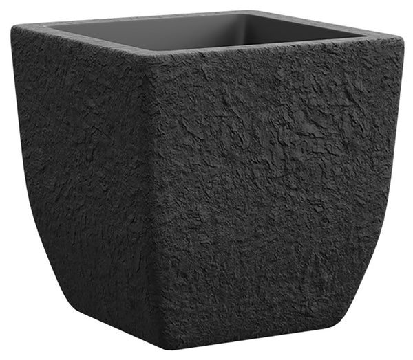 online Vase 41,3x41,3x40,4 cm aus Polyethylen Lithos 40 Ardesia