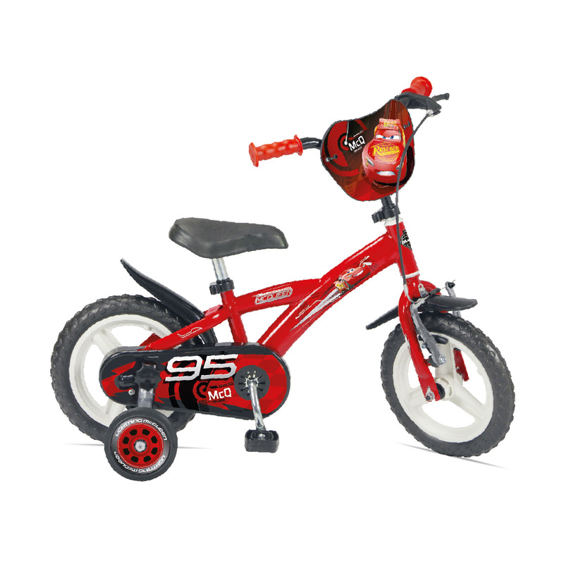 Bicicletta per Bambino 12’’ Freni V-Brake con Licenza Disney Cars -1