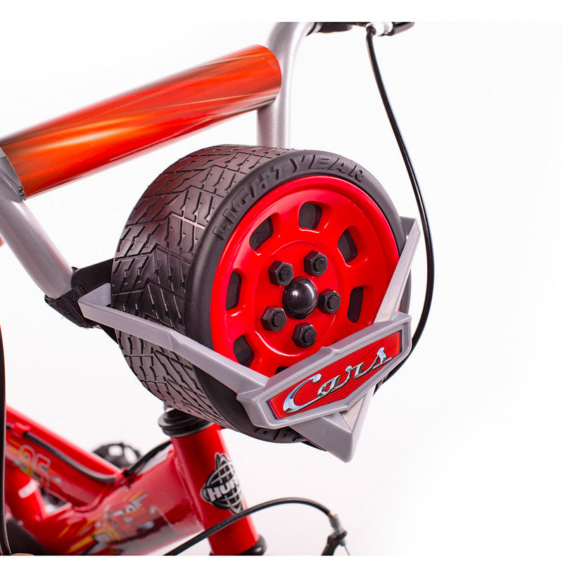 Bicicletta per Bambino 12” 2 Freni con Licenza Disney Cars Rosso-2