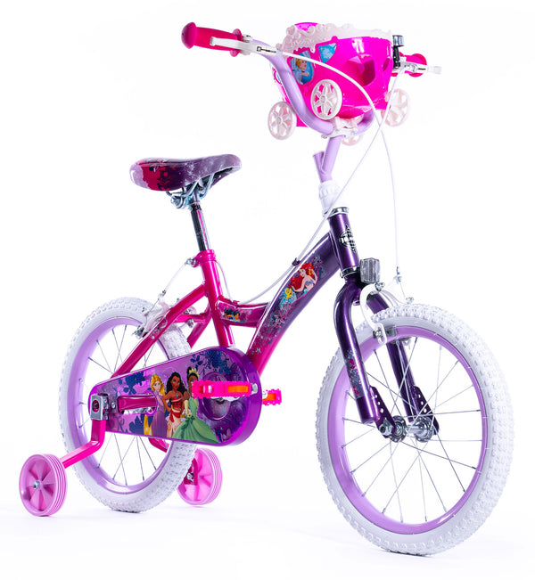 Bicicletta per Bambina 16” 2 Freni con Licenza Disney Princess Rosa sconto