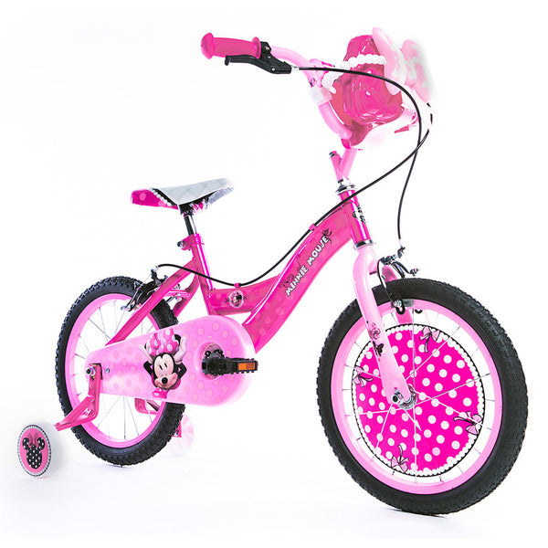 acquista Bicicletta per Bambina 16” 2 Freni con Licenza Disney Minnie Rosa