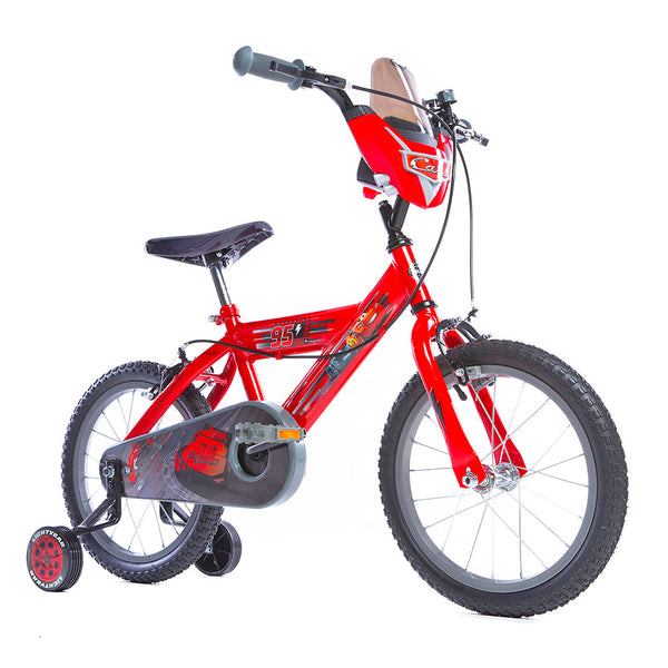 acquista Bicicletta per Bambino 16” 2 Freni con Licenza Disney Cars Rosso