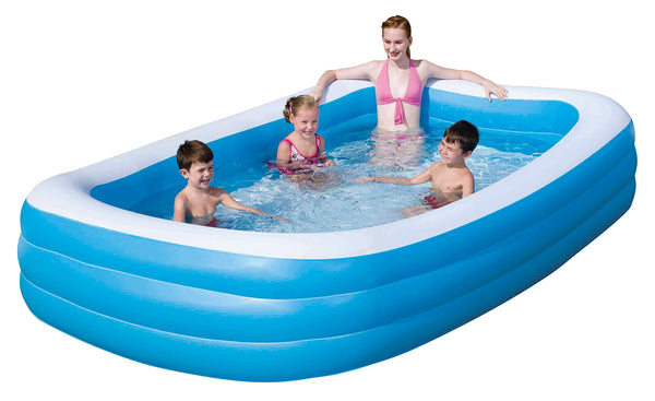 online Aufblasbarer rechteckiger Pool 305 x 183 x 56 cm Bestway 54009B Blau