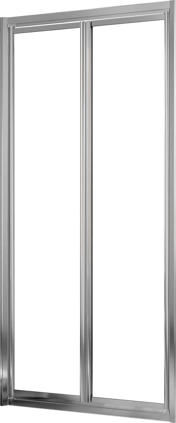 Duschtür 2 Flügeltüren in transparentem Kristall 4 mm H198 Fosterberg Maribo verschiedene Größen acquista