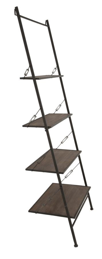 online Raw Scaletta Schrank 65 x 41 x 180 cm in Eisen und braunem und schwarzem MDF