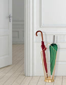 Porta Ombrelli Glam Stick 25,5x18,5x60 cm in Ferro Oro-7