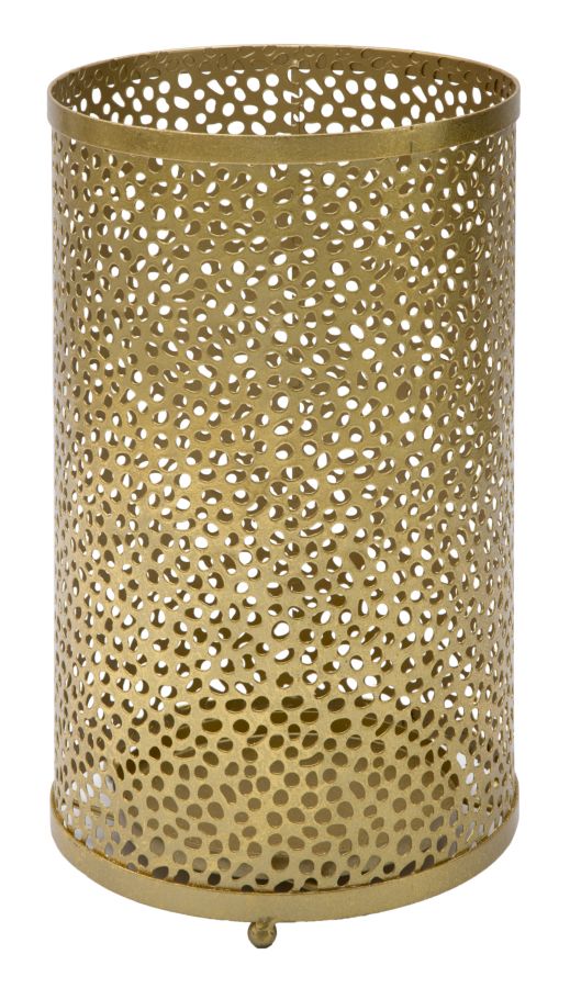 Holes Glam Schirmständer Ø24x43 cm in Iron Gold sconto
