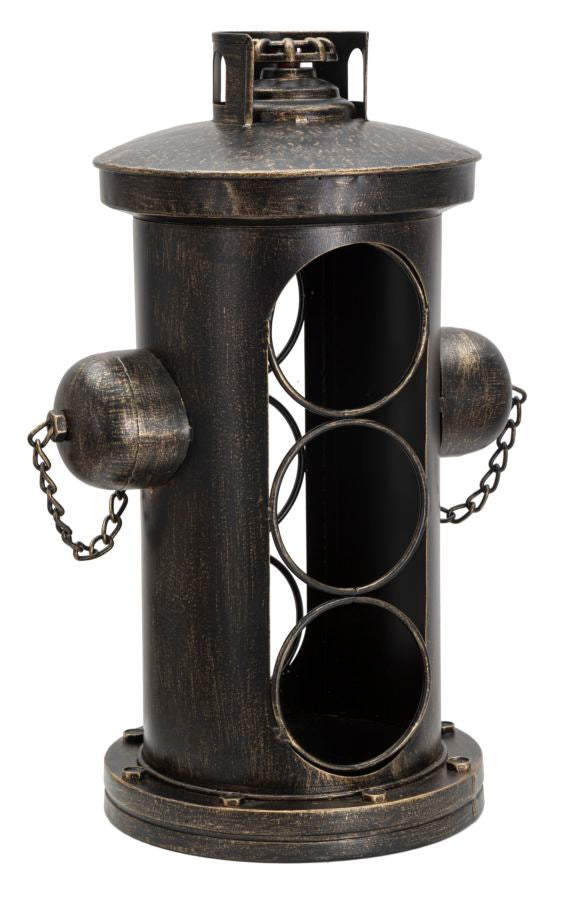 Porta Bottiglie Industry 35x25x50 cm in Ferro-1