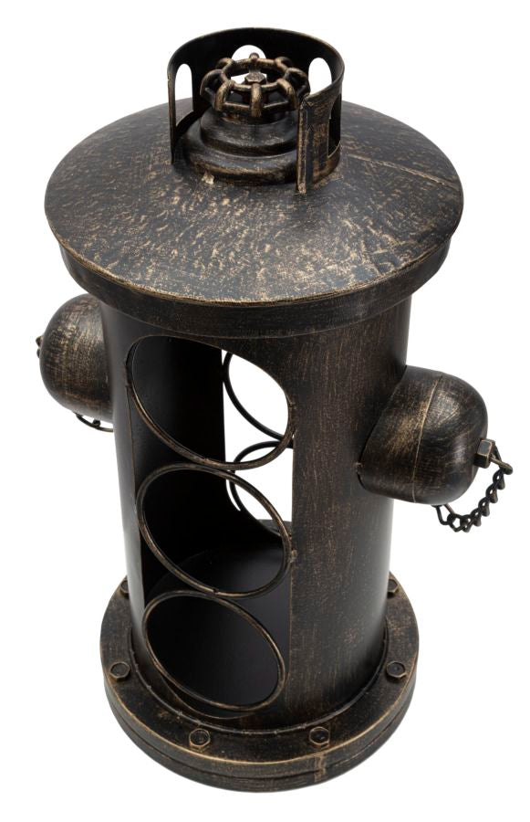 Porta Bottiglie Industry 35x25x50 cm in Ferro-3