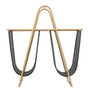 Porta Giornali Double 31x40x42,5 cm in Ferro Nero e Oro-2