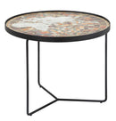 Tavolo da Caffé World Ø50x37 cm MDF e in Ferro Multicolor-1