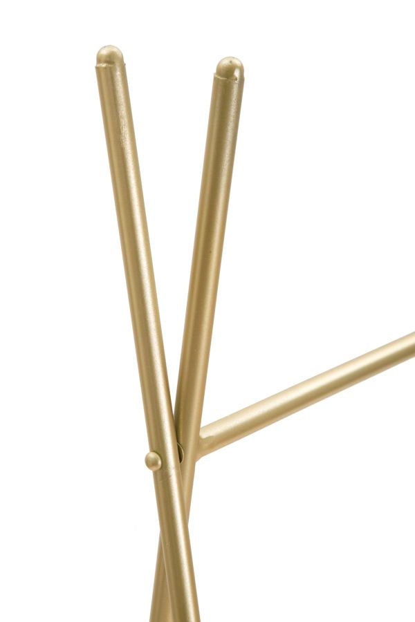 Appendiabiti 63,5x40,5x142 cm con Ripiano in Metallo-5