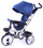 Dreirad-Kinderwagen mit umkehrbarem Kindersitz Blau