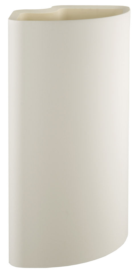 Tulli Corner Outdoor Essential 80 Weißer Polyethylentopf 39x39x77cm sconto