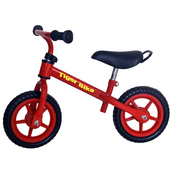 Pädagogisches Fahrrad für Kinder 12 Zoll ohne Pedale Kid Smile Tiger Bike Red sconto