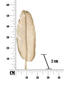 Svuota Tasche Foglia Glam 18x2x55 cm in Ferro Oro-10