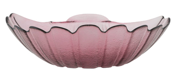 Leere Taschen Shell Bordeaux Ø32x10 cm Glas acquista