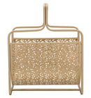 Porta Giornali Glam Rose 37x22x44,5 cm in Ferro Oro-2