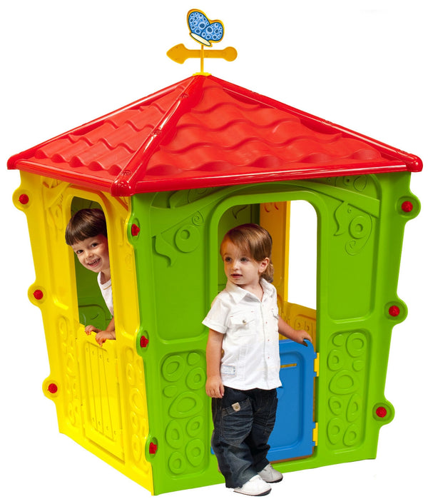 Spielhaus für Kinder aus Harz 108x108x152cm Bauer prezzo